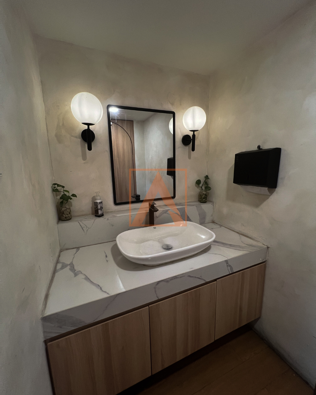 Bread Mama Café — Bathroom Vanity